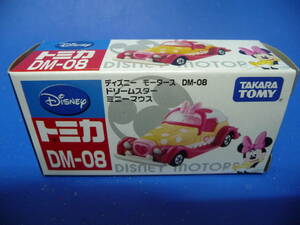 送料\220~ 新品未使用 ディズニー モータース DM-08 ドリームスター ミニーマウス TAKARATOMY タカラトミー トミカ TOMICA ミニカー