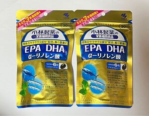 小林製薬 EPA DHA α-リノレン酸 30日分 180粒 2個