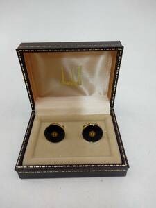 0108-0007　 中古★dunhill ダンヒル 高級 紳士 ブランド カウスボタン 箱付