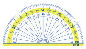 （まとめ買い）ソニック 楽しく学習 分度器 9cm SN-799 〔10個セット〕