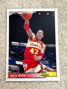 ケビンウィリス Kevin Willis 1992 Upper Deck #144 Atlanta Hawks