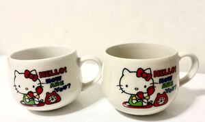 サンリオ キティちゃん マグカップ　2点セットでレトロ ハローキティ　kitty展好きに