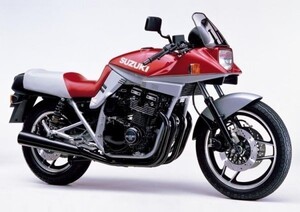 スズキ GSX1100S（SE） 刀 カタナ KATANA 1984年 絵画風 壁紙ポスター 特大A1版830×585mm （はがせるシール式） 010A1