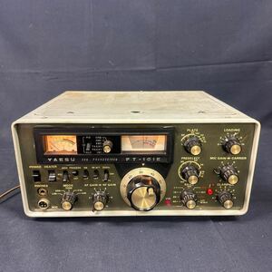 ◆中古 YAESU/ヤエス FT-101E トランシーバー アマチュア無線機 ジャンク 196-85