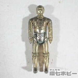 2KC64◆当時物 メーカー不明 スターウォーズ ミニミニ C-3PO 金属製 超合金 現状/オールドケナー 旧タカラ 消しゴム STAR WARS 送:YP/60