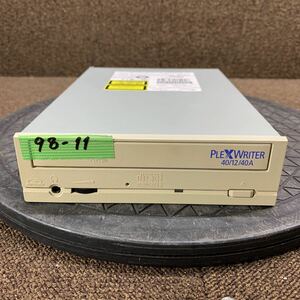 98-11 激安 レトロPC パーツ 内蔵 CD-RWドライブ PLEXTOR PX-W4012TA 40/12/40A PLEXWRITER 2002年製 動作未確認 ジャンク