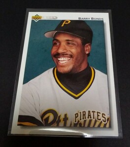 MLB 1992年upper deck バリー・ボンズ(パイレーツ)No.134。Pirates BARRY BONDS