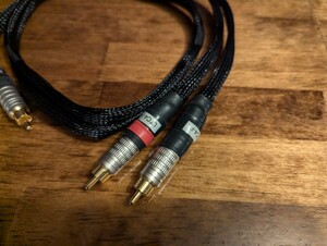 ☆マルチョウエンジニアリング　Ladder-type audio cable　LTC4-P　RCA-RCA　1.0m pair　国産　その②