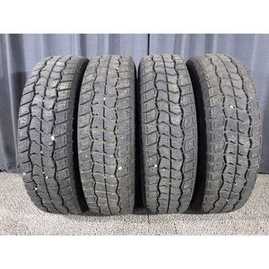 ダンロップ GRASPIC HS-V 175R13 8PR LT ４本SET◎2019年製8分山スタッドレス◎中古 １本のビートに傷あり◎旭川手渡し可