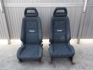 スズキ ケイ Kei Keiワークス HN22S 純正 RECARO レカロシート セミバケ 運転席 助手席 フロントシート 左右セット●25000096三C105●