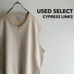 古着 “CYPRESS LINKS” Cotton Knit Vest