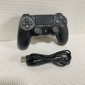 即決☆ PS4 ワイヤレスコントローラ ジェットブラック DUALSHOCK4 SONY プレステ4 CUH-ZCT2J 黒 BLACK 1339