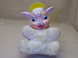 ビンテージ ラバーフェイス 刻印入り『羊 シープ イエローキャップ』 YELLOW CAP SHEEP マイトイ MY TOY 検)ラシュトン Rubber Face