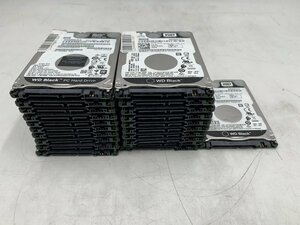 21台セット Western Digital製HDD 2.5インチ 7mm 500GB HDD 7200rpm SATA6.0Gbps WD5000LPLX 動作確認済, 健康状態正常,フォーマット済