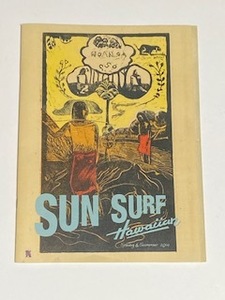 SUN SURF/カタログ/2014年/春夏/当時モノ/サンサーフ/ 東洋エンタープライズ