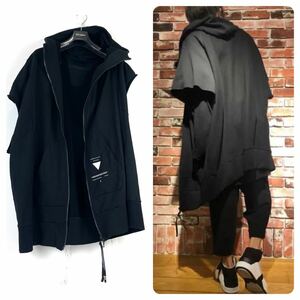 NILoS TRI-ANGLE GEOMETRIC EXTRA HOODIE JULIUS 二ルズ ユリウス ジオメトリック エクストラフーディー パーカー オーバーサイズ 極上美品