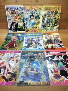 ワンピース パッドダス 他/マウスパッド/ONE PIECE/9枚まとめて/当時物