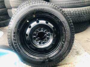 良いもの ブリヂストン ブリザック VL10 スタッドレス 145/80R12 80/78N LT TOPY製 鉄 J12×3.50 PCD 4*100 4本 軽トラックなど