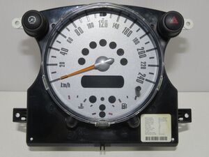 23-10-3　 BMW　ミニ　MINI　RA16　R50 　【　スピードメーター　6211-6932507　AR-0039-062　RG/21453/025　　72068ｋｍ　】　