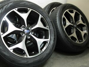 ■USED■スバル フォレスター純正18インチ＆YOKOHAMA 225/55R18 4本セット■SJ5/SJG■