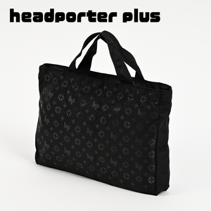 350-60◆HEAD PORTER PLUS/ヘッドポータープラス オリジナルバッグ トートバッグ ブラック 当時物 メンズノンノ 非売品 レア 希少