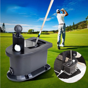 ゴルフボールゴルフクラブワッシャーシャフト溝クリーナー ゴルフカート洗浄装置アクセサリー事前掘削マウント & 2 個ボール爪
