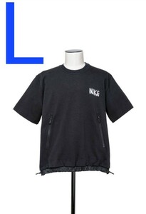 sacai NIKE Tシャツ　Lサイズ　BLACK　サカイ