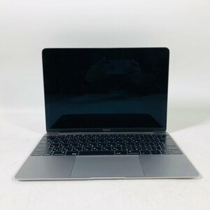 ☆ ジャンク MacBook 12インチ（Early 2016） スペースグレイ MLH82J/A