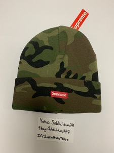 【新品】 Supreme　シュプリーム BEANIE RARE CAMO　迷彩　Box Logo　　希少