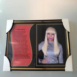 レア！NICKI MINAJ ニキ　ミナージュ　グッズ　フォトフーレーム　　写真　アメリカで購入