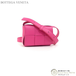 ボッテガ ヴェネタ （BOTTEGA VENETA） マキシイントレ キャンディー カセット ミニ ショルダー バッグ 666688 クランベリー（新品）