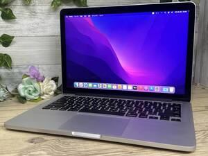 【良品♪】MacBook Pro 2015 Retina (A1698)[Core i7(4770HQ)2.2Ghz/RAM:16GB/SSD:256GB/15.4インチ]Montery 動作品