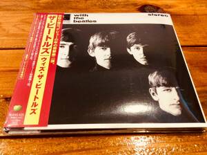 最高の音質☆ザ・ビートルズ ウィズ・ザ・ビートルズ With The Beatles 初回限定 紙ジャケ デジタル・リマスター 日本盤 帯付き 新品同様