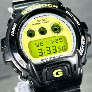 CASIO カシオ G-SHOCK ジーショック クレイジーカラーズ DW-6900CS-1 腕時計 クオーツ デジタル 多機能 ブラック グリーン 新品電池交換済