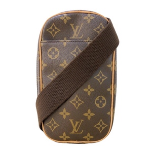 ルイ・ヴィトン LOUIS VUITTON ポシェットガンジュ M51870 モノグラム ボディバッグ ユニセックス 中古