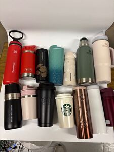 STARBUCKS STANLEY THERMOS YETI THERMOFLASK コラボ品含む14本　まとめ売り　中古品