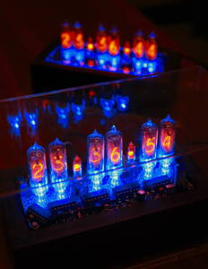 ●ニキシー管 時計●Nixie Tube Watch IN-16 / IN-3・6連表示●新品未使用●