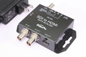 【 美品 | 動作保証 】 VideoPro SDI to HDMI コンバーター VPC-SH2 【 アップ・ダウンコンバート/フレームレート 変換対応モデル 】