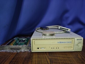 【CD-R書き込み確認済み】プレクスター　PLEXTOR　PX-W124TS　SCSIセット　