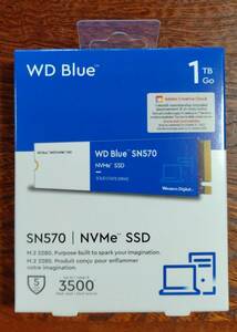 新品 未開封品 送料無料 Western Digital(ウエスタンデジタル) 1TB WD Blue SN570 NVMe 内蔵ソリッドステートドライブSSD