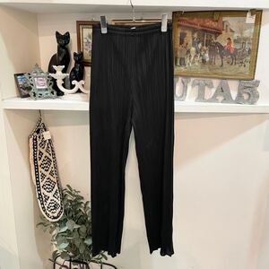 PLEATS PLEASE ISSEI MIYAKE/pleats pants/black ladies/プリーツプリーズイッセイミヤケ/プリーツパンツ/ブラック/レディース