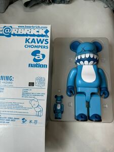 メディコムトイ　ベアブリック KAWS a-nation 100%＆400% フィギュアセット　カウズ