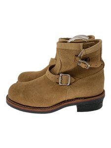 CHIPPEWA◆SAND SUEDE/エンジニアブーツ/28cm/BEG/スウェード/91070