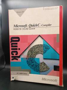 Microsoft QuickC Compiler Version2.0 PC-9800 Series マイクロソフト クイックC コンパイラ 