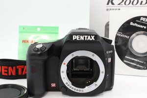 ＜＜新品アイカップ付き！！シャッター数8875枚＞＞【美品】PENTAX ペンタックス デジタル一眼レフカメラ K200D ボディ#LE2024806