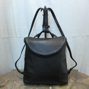 DELVAUX LEATHER RUCK SUCK MADE IN FRANCE/デルヴォーレザーリュックサック