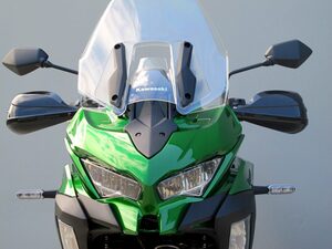 バークバスターズ ハンドガード(BHG-076) カワサキ Versys1000(2019~)2点締め 熱間鍛造強化アルミニウムバックボーン&プラスティックガード