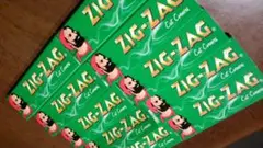 ジグザグ zigzag 手巻き タバコ ペーパー グリーン 20個セット