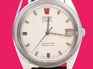 ■♪価格高騰! 資産価値！稼働 電池新品 メンズ 高級超レア！ビンテージ！ OMEGA オメガ Seamaster シーマスター ELECTRONIC f300Hz 音叉