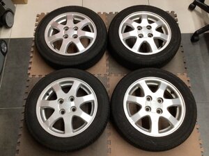 ★即取り付け可能！人気のサイズ 155/65R14 ダイハツ純正 1445+45 100/4H タントなど純正戻しやスペアタイヤなどにもオススメ★